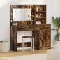 Tavolo Da Trucco Con Cassetto 2 Pcs Marrone Legno Multistrato