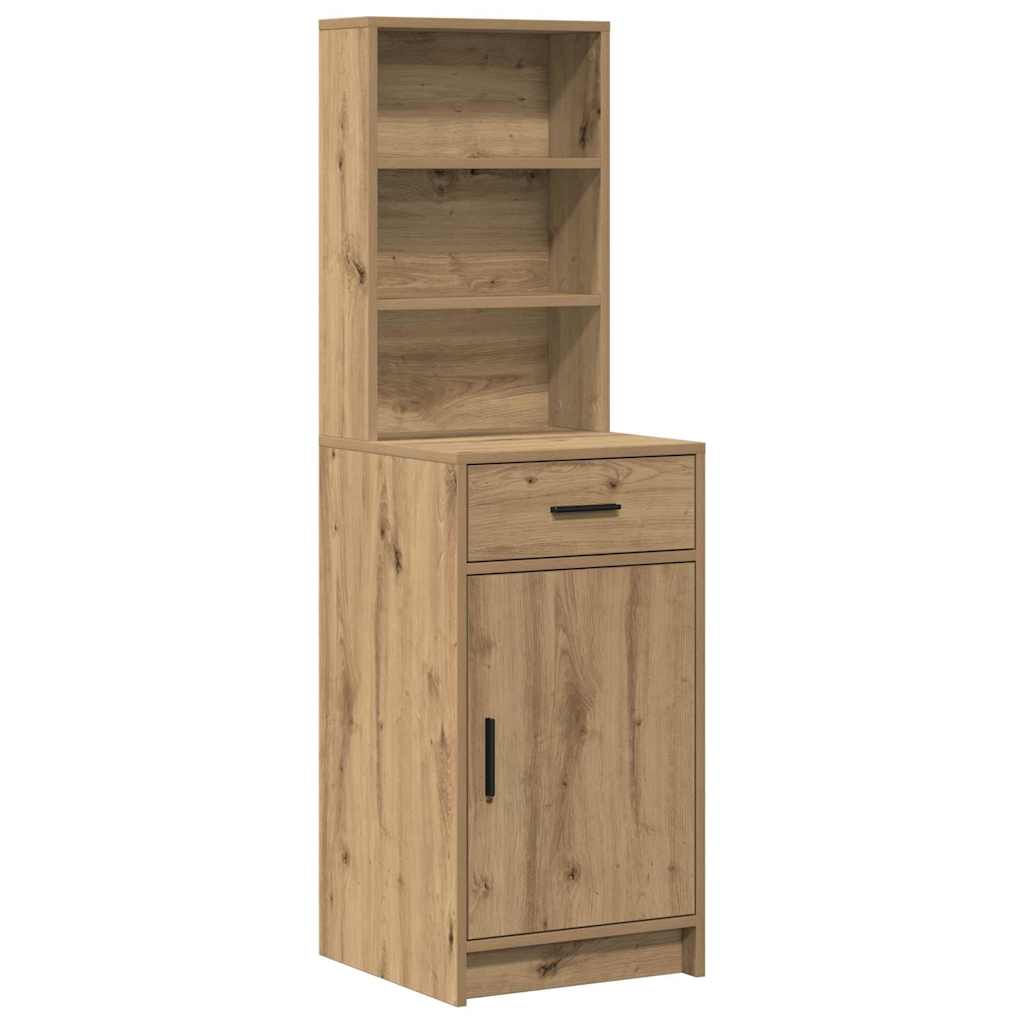 Tavolo Da Trucco Con Cassetto 2 Pcs Marrone Legno Multistrato