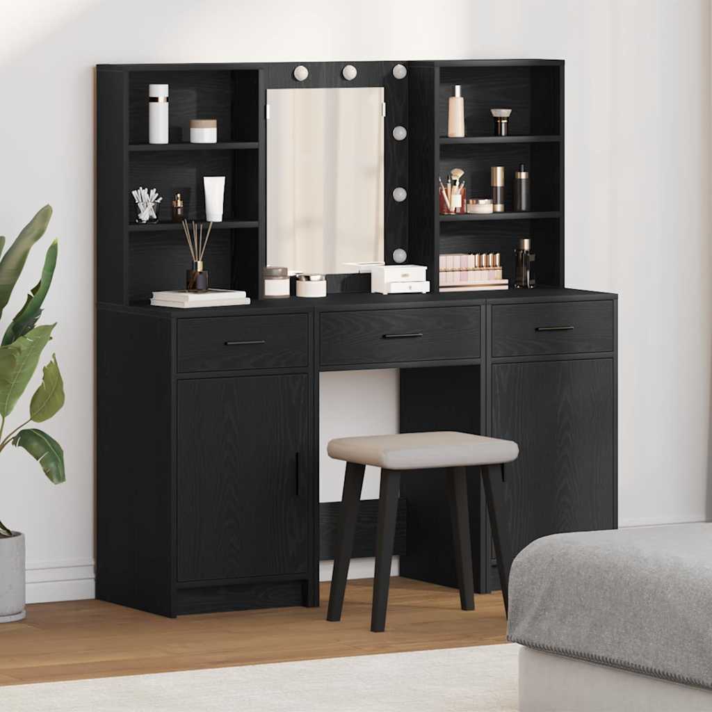 Set Da Tavolo Da Trucco Con Led 3 Pcs