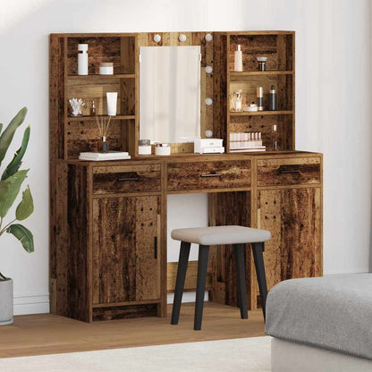 Set Da Tavolo Da Trucco Con Led 3 Pcs