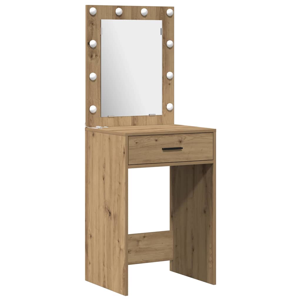 Set Da Tavolo Da Trucco Con Led 3 Pcs