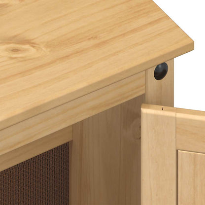 Set Mobili Da Bagno 2 Pz Corona In Legno Massello Di Pino
