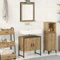 Set Mobili Da Bagno 2 Pz In Legno Multistrato