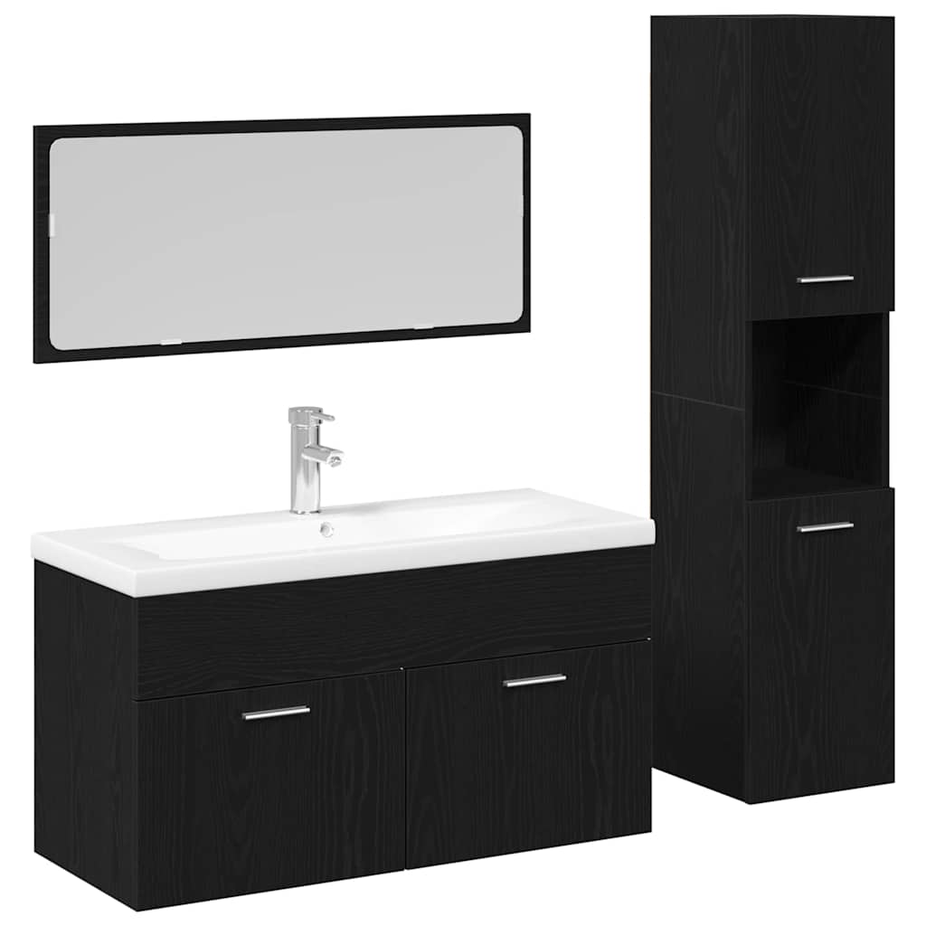 Set Mobili Da Bagno In Legno Multistrato