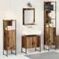 Set Mobili Da Bagno 4 Pz In Legno Multistrato