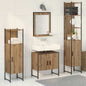 Set Mobili Da Bagno 4 Pz In Legno Multistrato