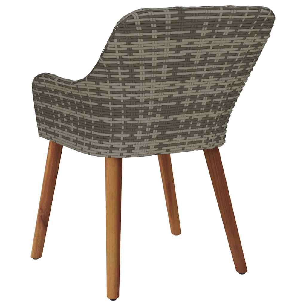 Sedia Da Giardino 2 Pcs 62,5 X 55 X 82 Cm Polyrattan
