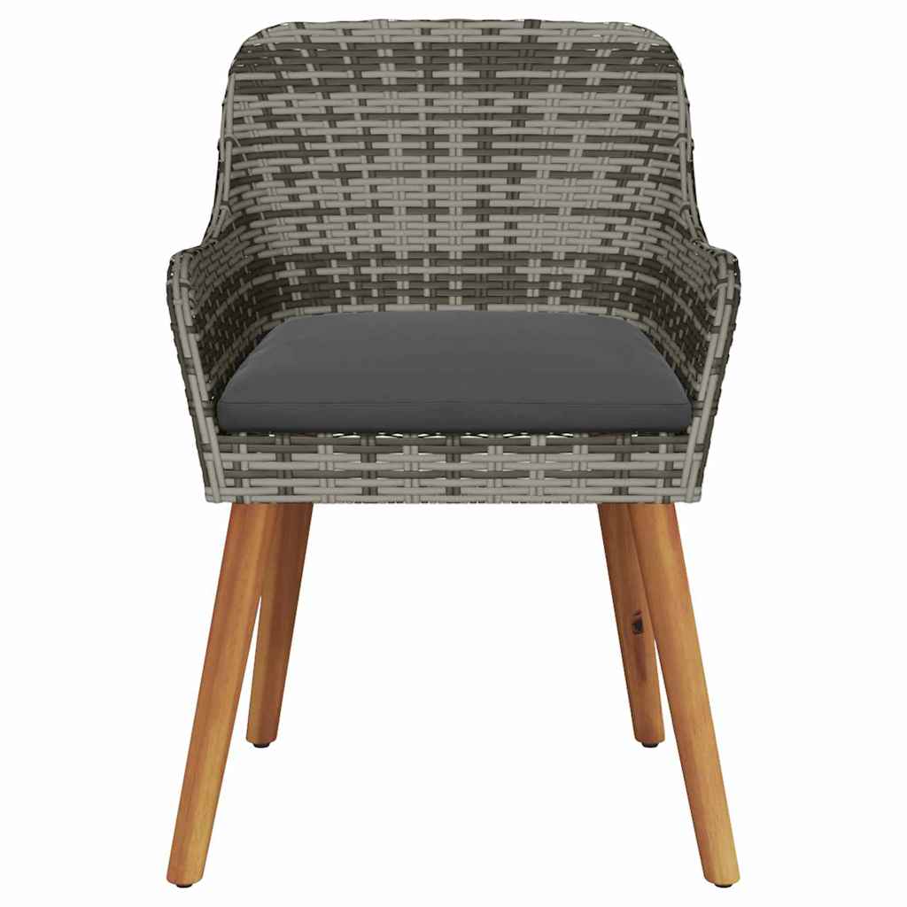 Sedia Da Giardino 2 Pcs 62,5 X 55 X 82 Cm Polyrattan