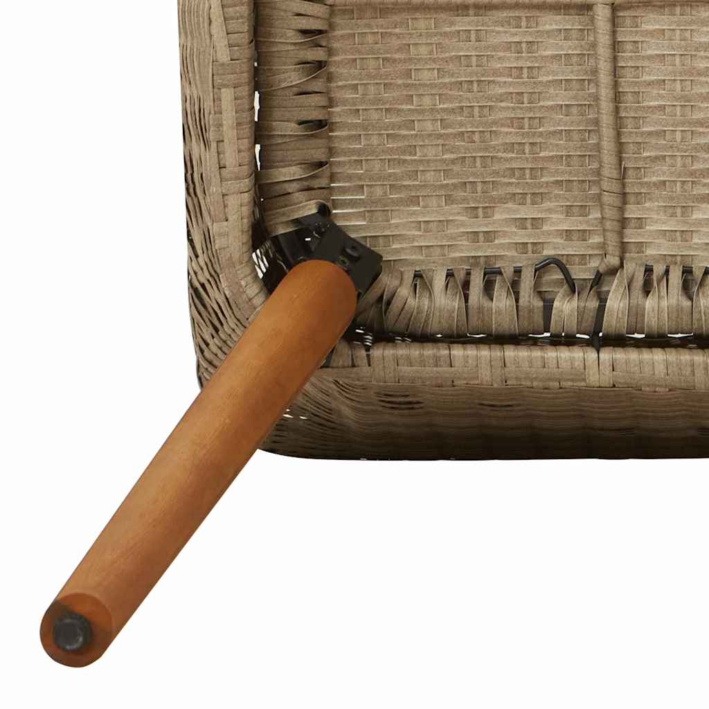 Sedia Da Giardino 2 Pcs 62,5 X 55 X 82 Cm Polyrattan