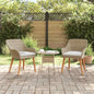 Sedia Da Giardino 2 Pcs 62,5 X 55 X 82 Cm Polyrattan