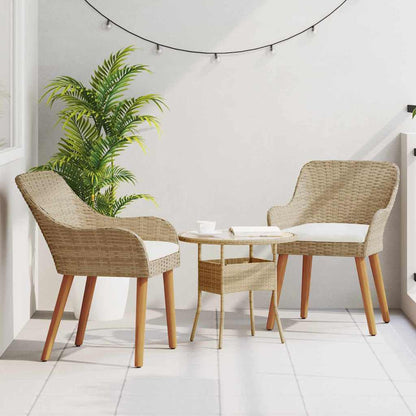 Sedia Da Giardino 2 Pcs 62,5 X 55 X 82 Cm Polyrattan