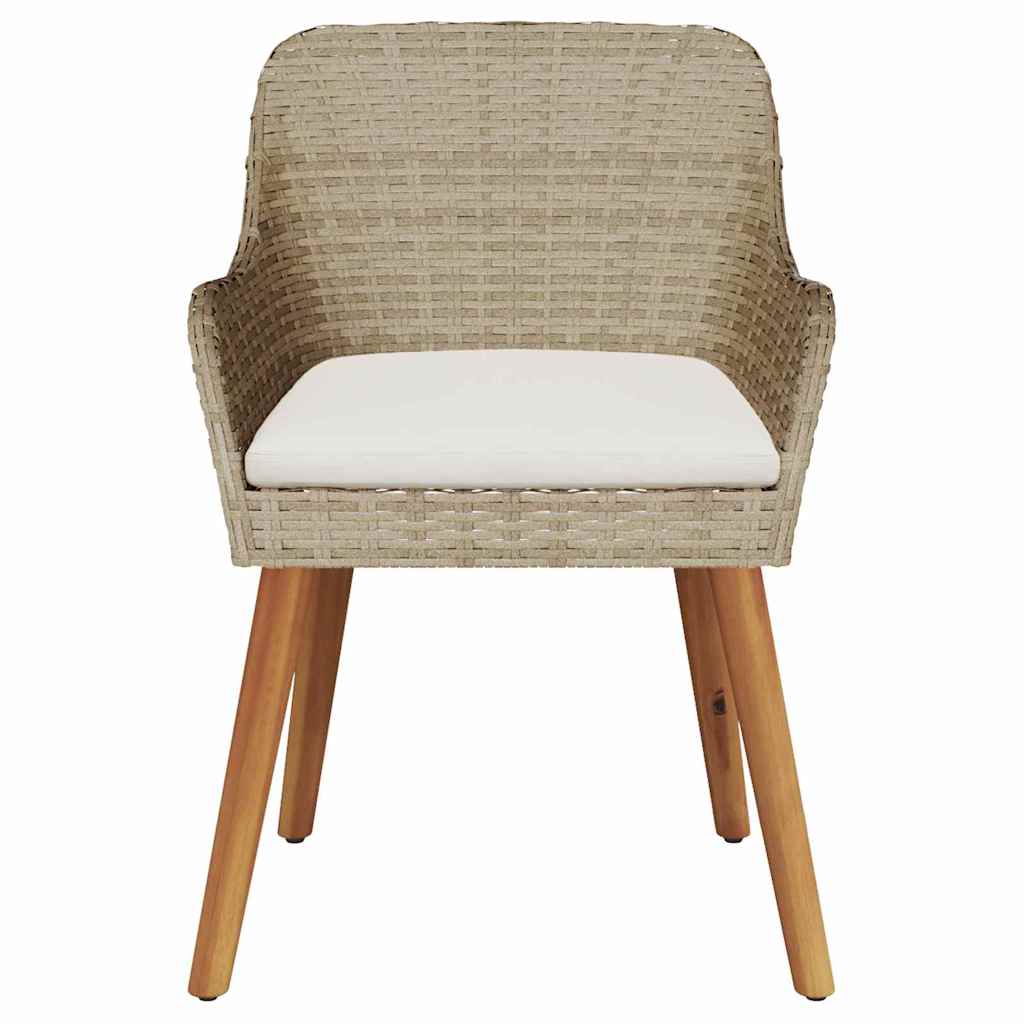 Sedia Da Giardino 2 Pcs 62,5 X 55 X 82 Cm Polyrattan