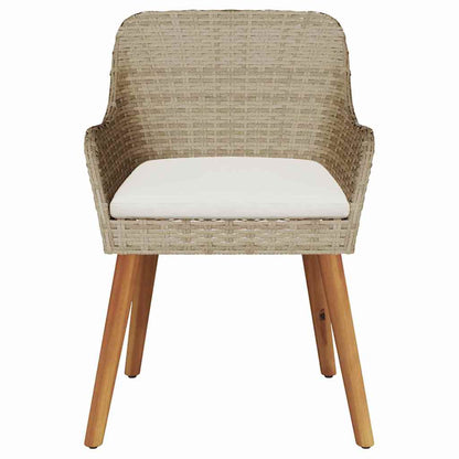 Sedia Da Giardino 2 Pcs 62,5 X 55 X 82 Cm Polyrattan