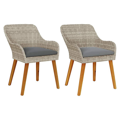 Sedia Da Giardino 2 Pcs 62,5 X 55 X 82 Cm