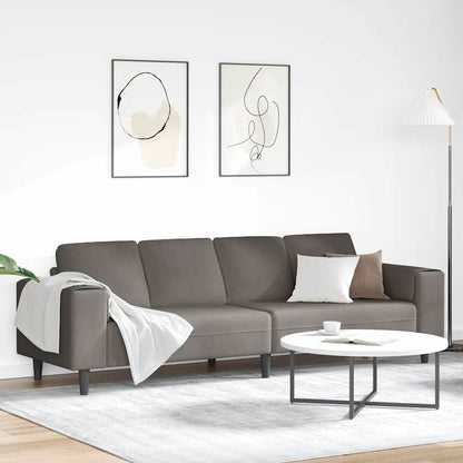 Divano 250 X 188 X 76 Cm Tessuto In Cords