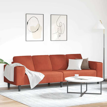 Divano 250 X 188 X 76 Cm Tessuto In Cords