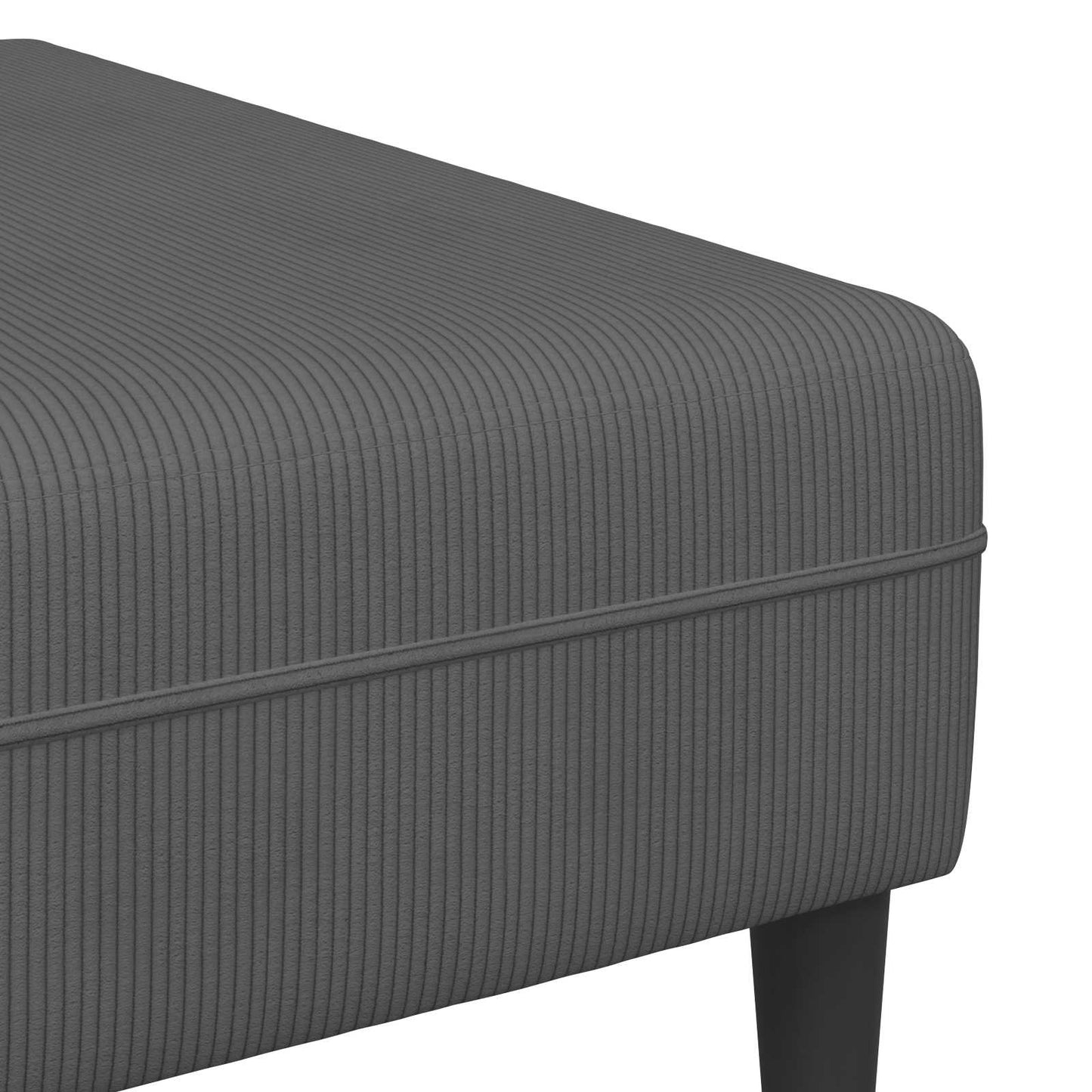 Divano 250 X 188 X 76 Cm Tessuto In Cords