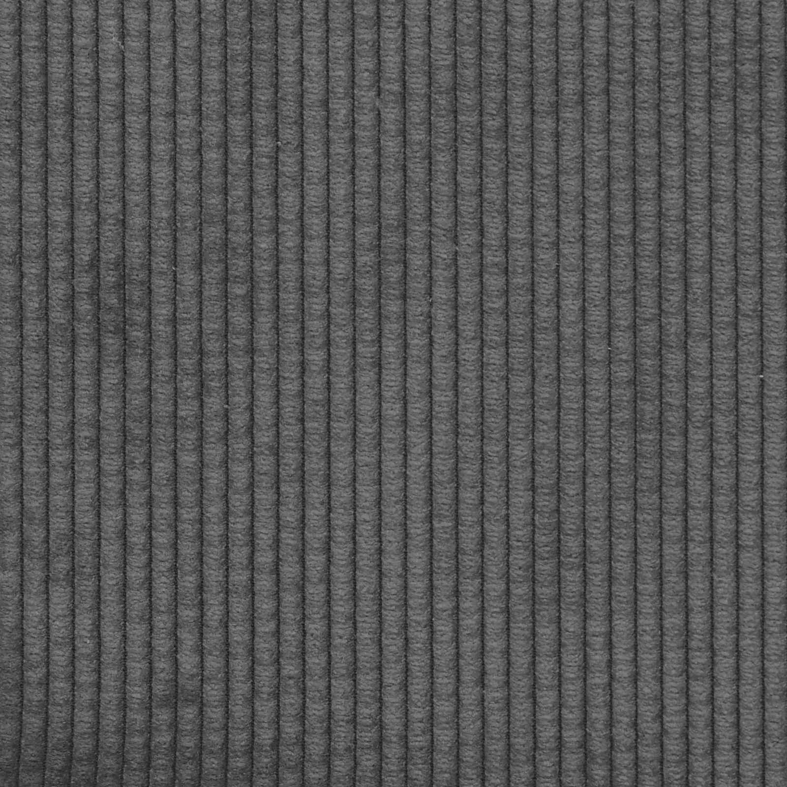 Divano 250 X 188 X 76 Cm Tessuto In Cords