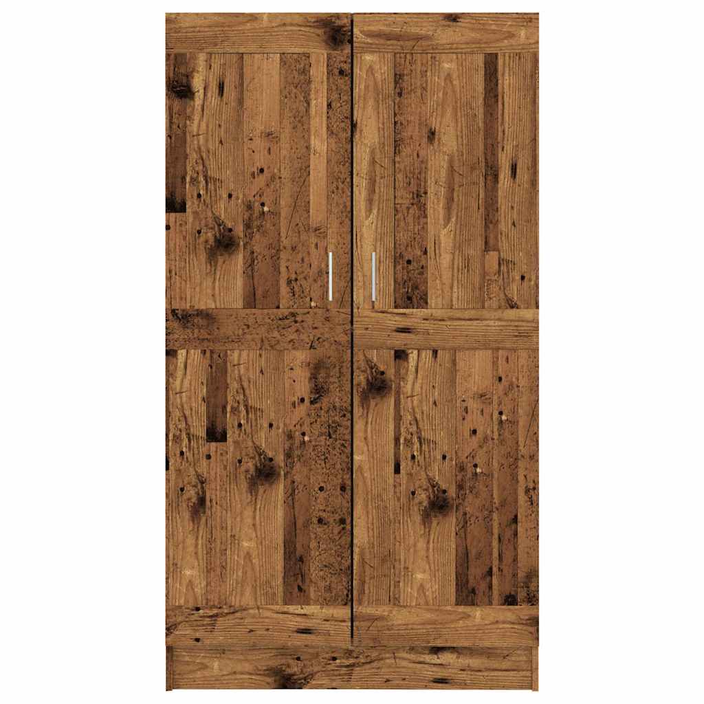 Libreria Legno Antico 82,5X30,5X150 Cm In Legno Multistrato Bianco