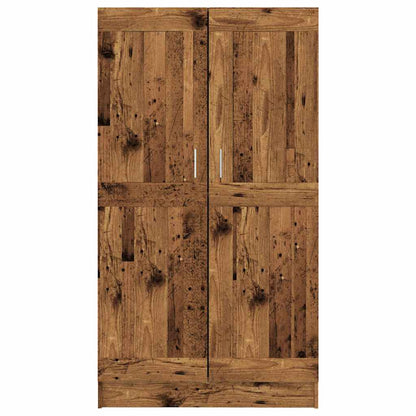 Libreria Legno Antico 82,5X30,5X150 Cm In Legno Multistrato Bianco