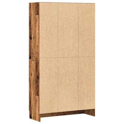 Libreria Legno Antico 82,5X30,5X150 Cm In Legno Multistrato Bianco