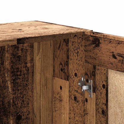 Libreria Legno Antico 82,5X30,5X150 Cm In Legno Multistrato Bianco