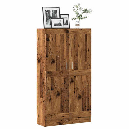 Libreria Legno Antico 82,5X30,5X150 Cm In Legno Multistrato Bianco