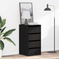 Mobile Con Cassetti Nero Legno Multistrato