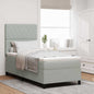 Letto A Sorgente Led Con Materasso Velluto