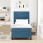 Letto A Sorgente Led Con Materasso Velluto