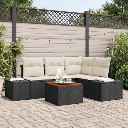 Set Divano Da Giardino Con Archiviazione 5 Pcs Polyrattan