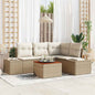 Set Divano Da Giardino Con Archiviazione 5 Pcs Polyrattan