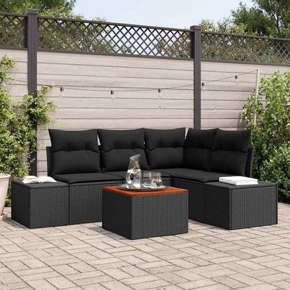 Set Divano Da Giardino Con Archiviazione 5 Pcs Polyrattan
