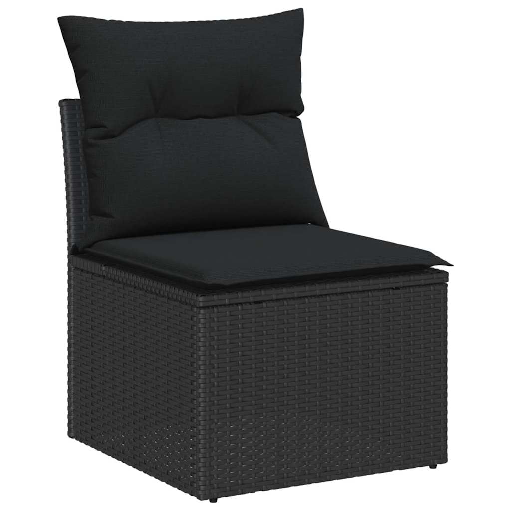 Set Divano Da Giardino Con Archiviazione 5 Pcs Polyrattan
