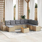 Set Divano Da Giardino 9 Pcs