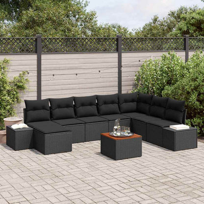 Set Divano Da Giardino 9 Pcs