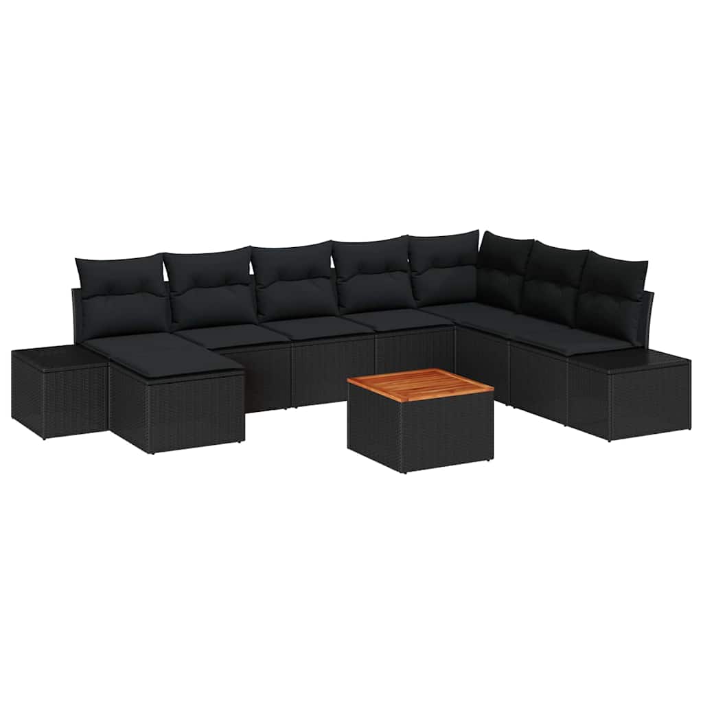 Set Divano Da Giardino 9 Pcs