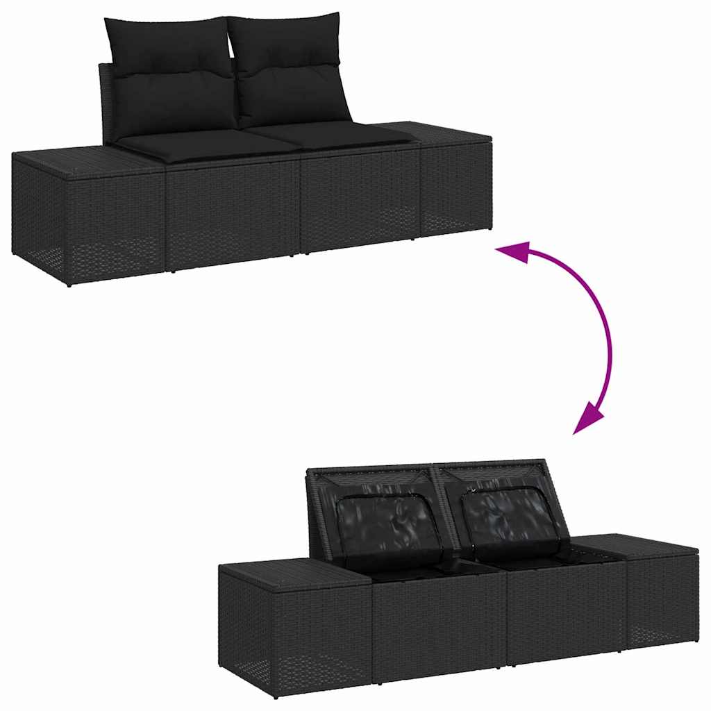 Set Divano Da Giardino 9 Pcs