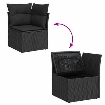 Set Divano Da Giardino 9 Pcs
