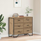 Cassettiera Rovere Sonoma 91X35,5X74,5 Cm In Truciolato