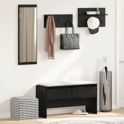 Set Mobili Da Ingresso 4 Pz In Legno Multistrato