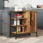 Carrello Da Cucina 87,5X38,5X84,5 Cm In Legno Multistrato