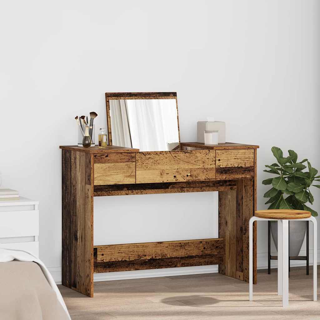 Toeletta Con Specchio 100X45X76 Cm