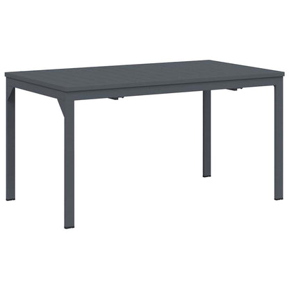 Tavolo Da Patio Antracite 180 X 80 X 74 Cm