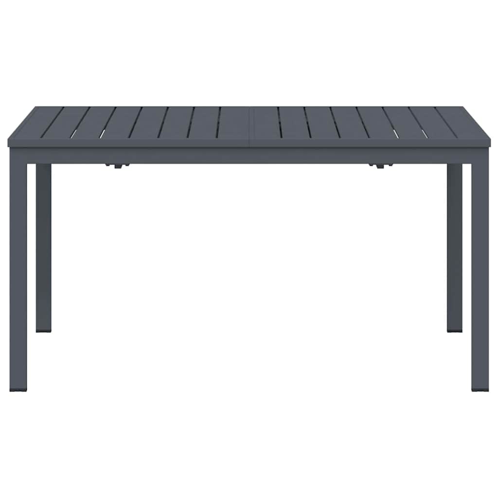 Tavolo Da Patio Antracite 180 X 80 X 74 Cm