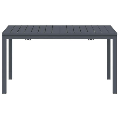 Tavolo Da Patio Antracite 180 X 80 X 74 Cm