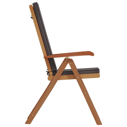 Sedia Da Giardino 6 Pcs Marrone E 57 X 71.5 X 104 Cm