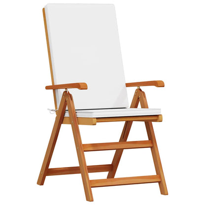 Sedia Da Giardino 6 Pcs Marrone E Bianco 57 X 71.5 X 104 Cm