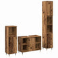 Set Mobili Da Bagno 3 Pz In Legno Multistrato