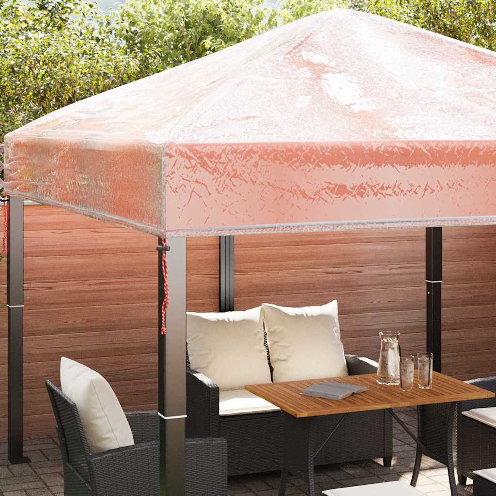 Sostituzione Copertura Gazebo 300 X 300 X 26 Cm Trasparente Pvc